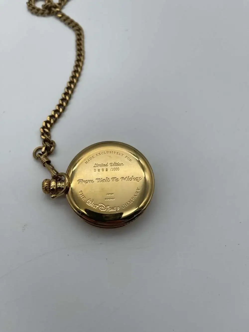 Walt Disney & Mickey Mouse Limited Edition Series V Pocket Watch with Stand‎